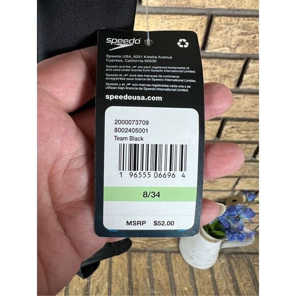 Speedo Swimsuit Womens 6/32 Black ProLT Super Proback One Piece Competition‎ NWT - Picture 2 of 6